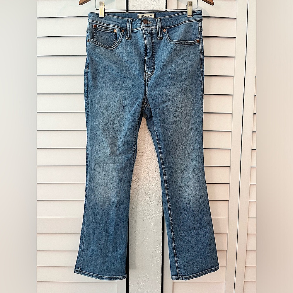 Madewell Blue Cropped Ankle Jeans
